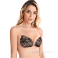 Mode femmes sexy sans bretelles ascenseur soutien-gorge en silicone invisible